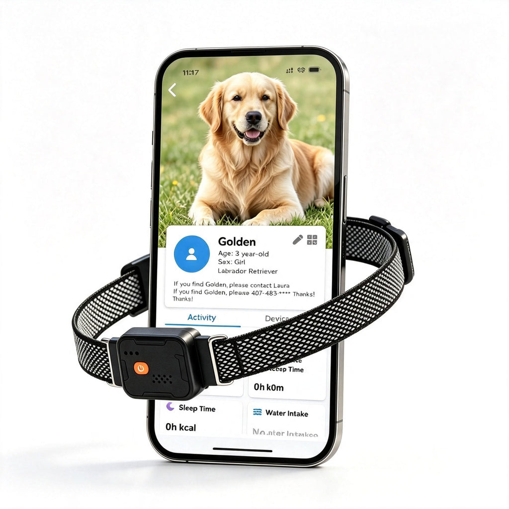 GPS Dog Collar & Pet Tracker Black A86729