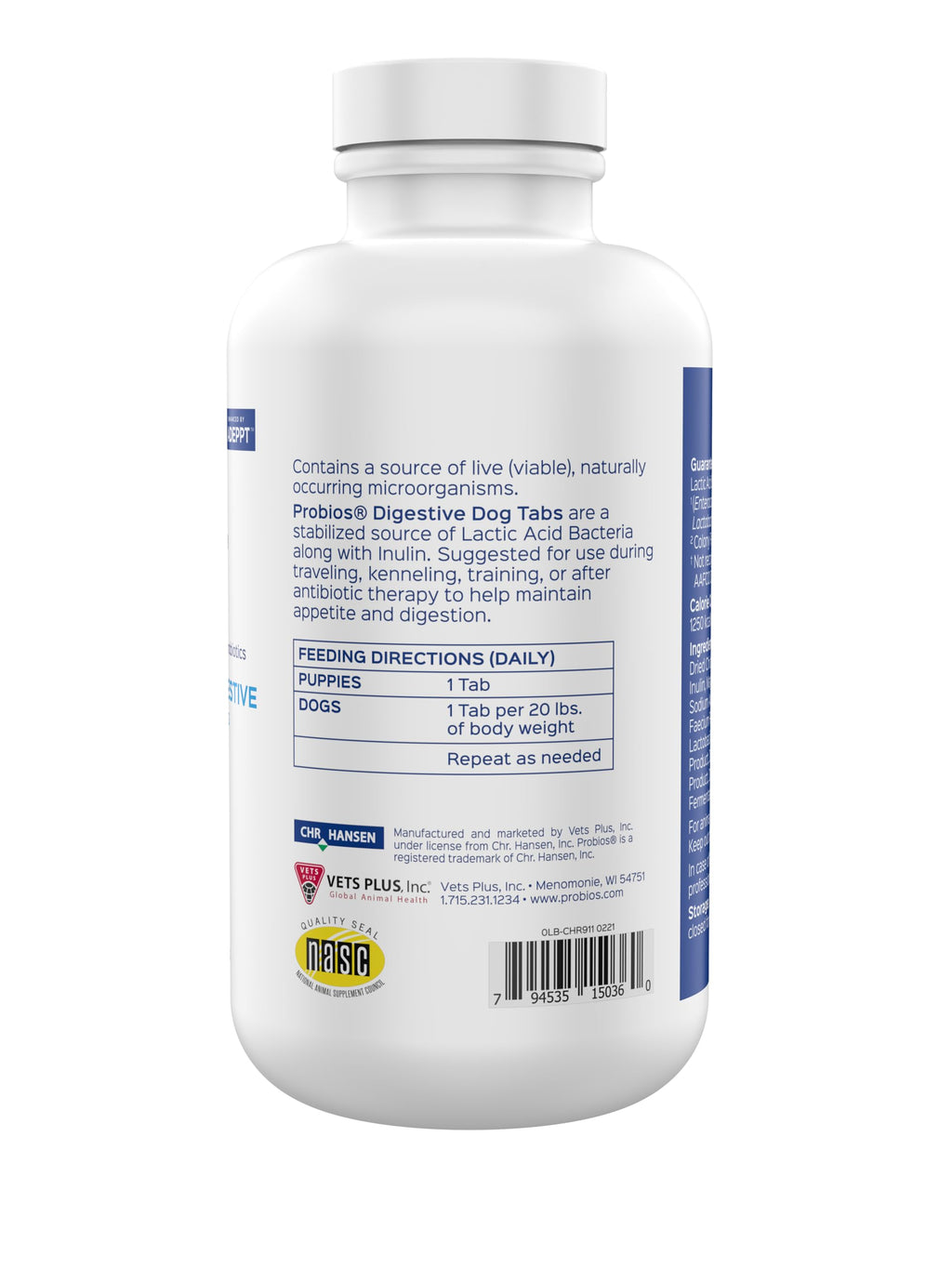 Probios Digestive Dog Tablet C567