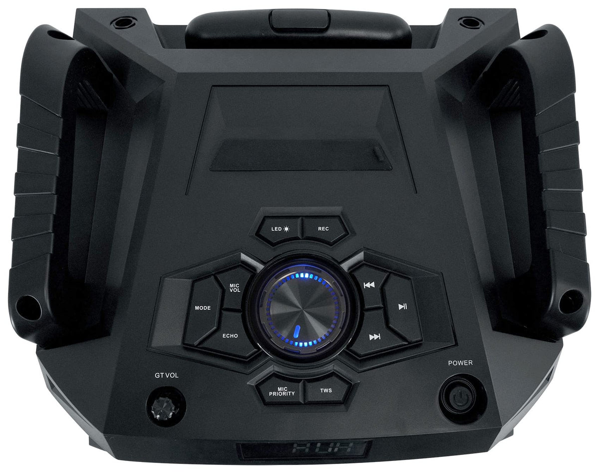 10" Portable Rechargeable Bluetooth Speaker O3077