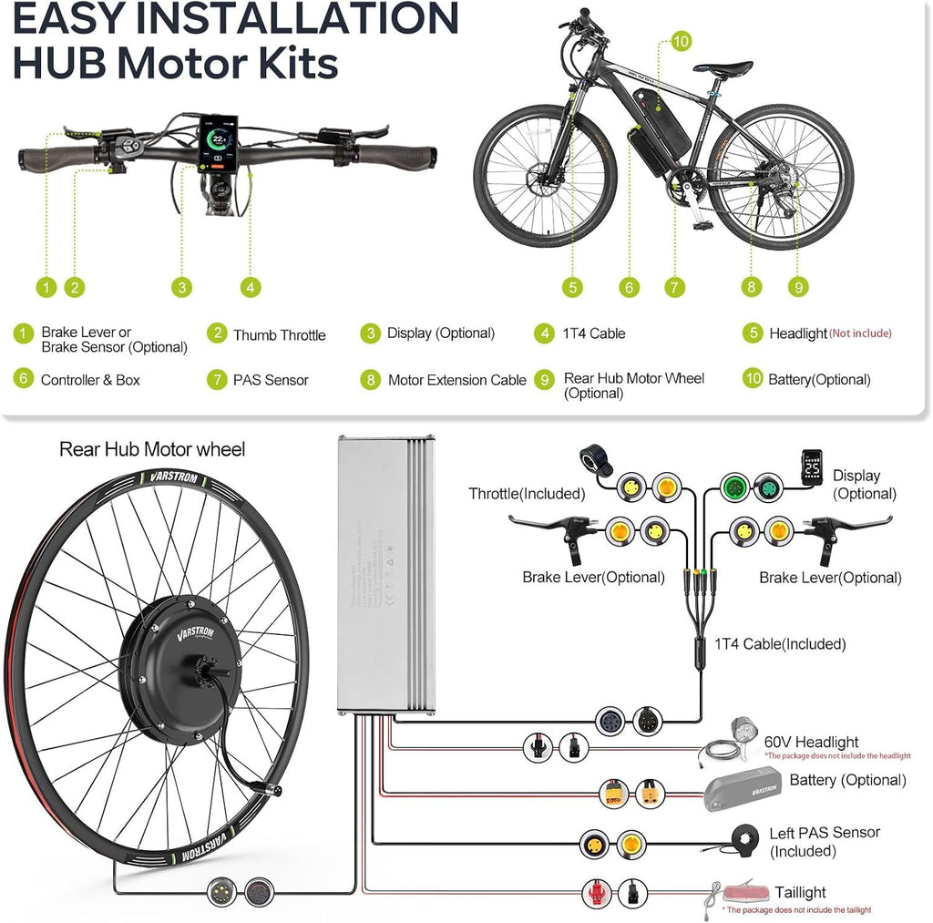 48V 1000W Ebike Conversion Kit I96391