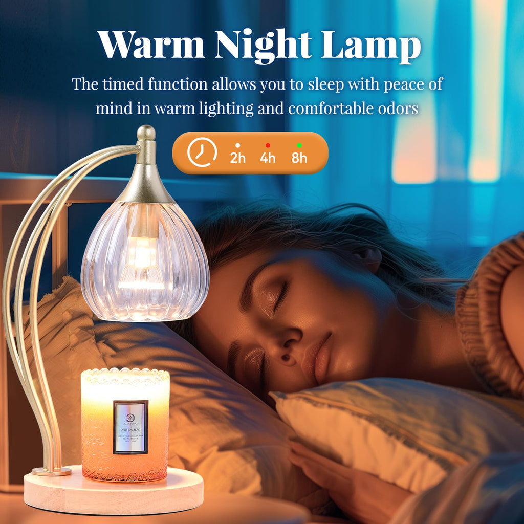 Dimmable Candle Warmer Lamp with Timer J826219
