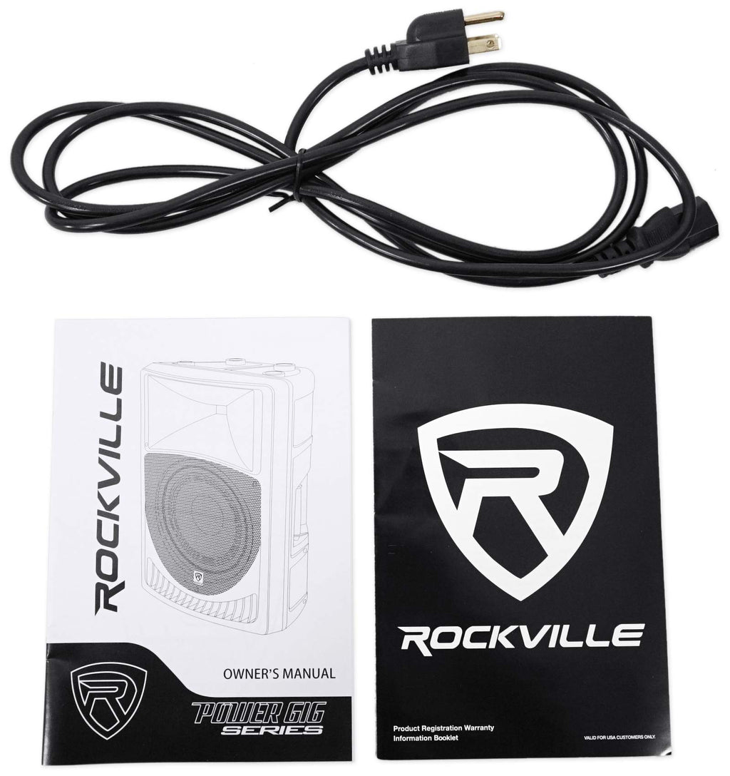 8" Powered Active DJ PA Speaker System K6682