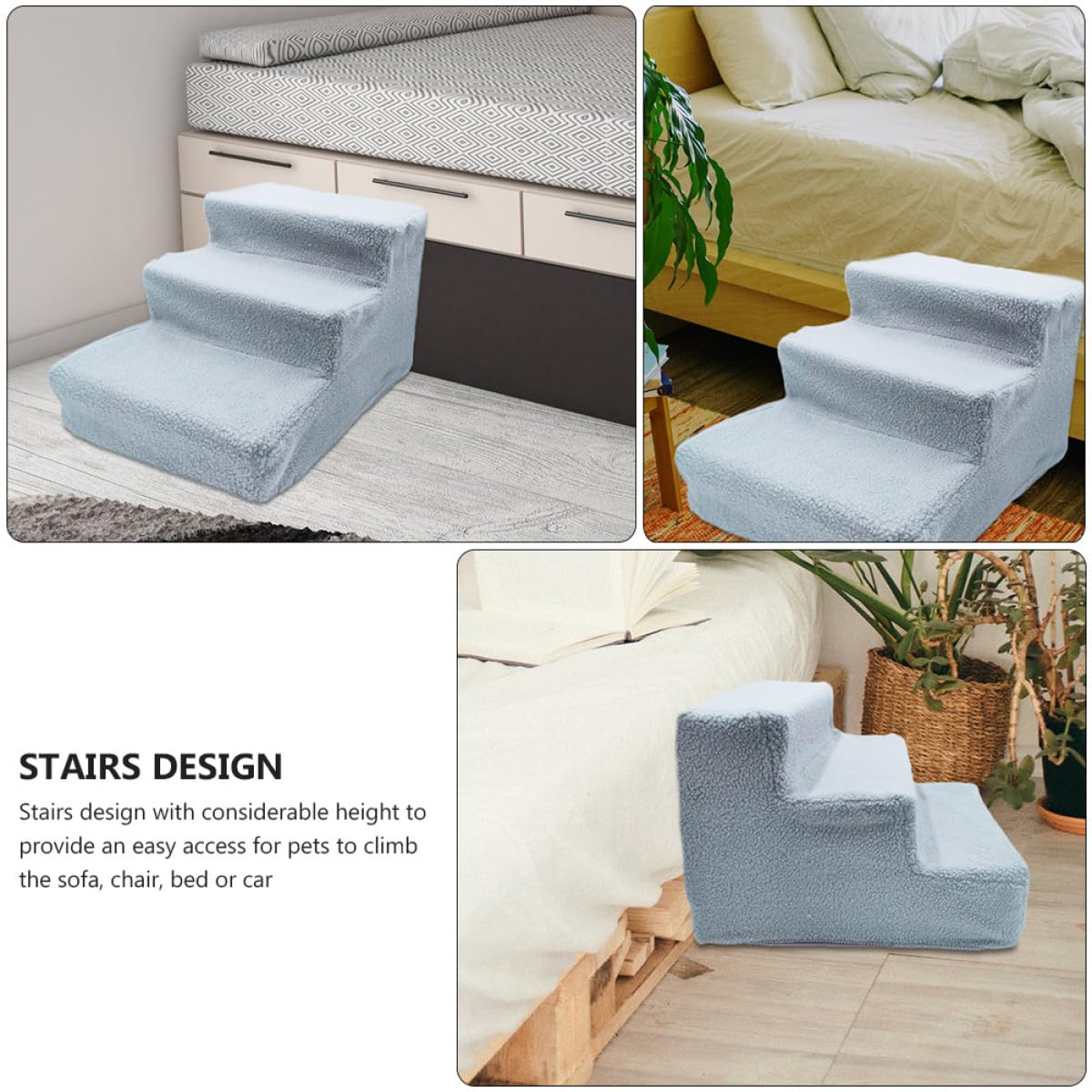 Non-Slip Gray Pet Stairs M904