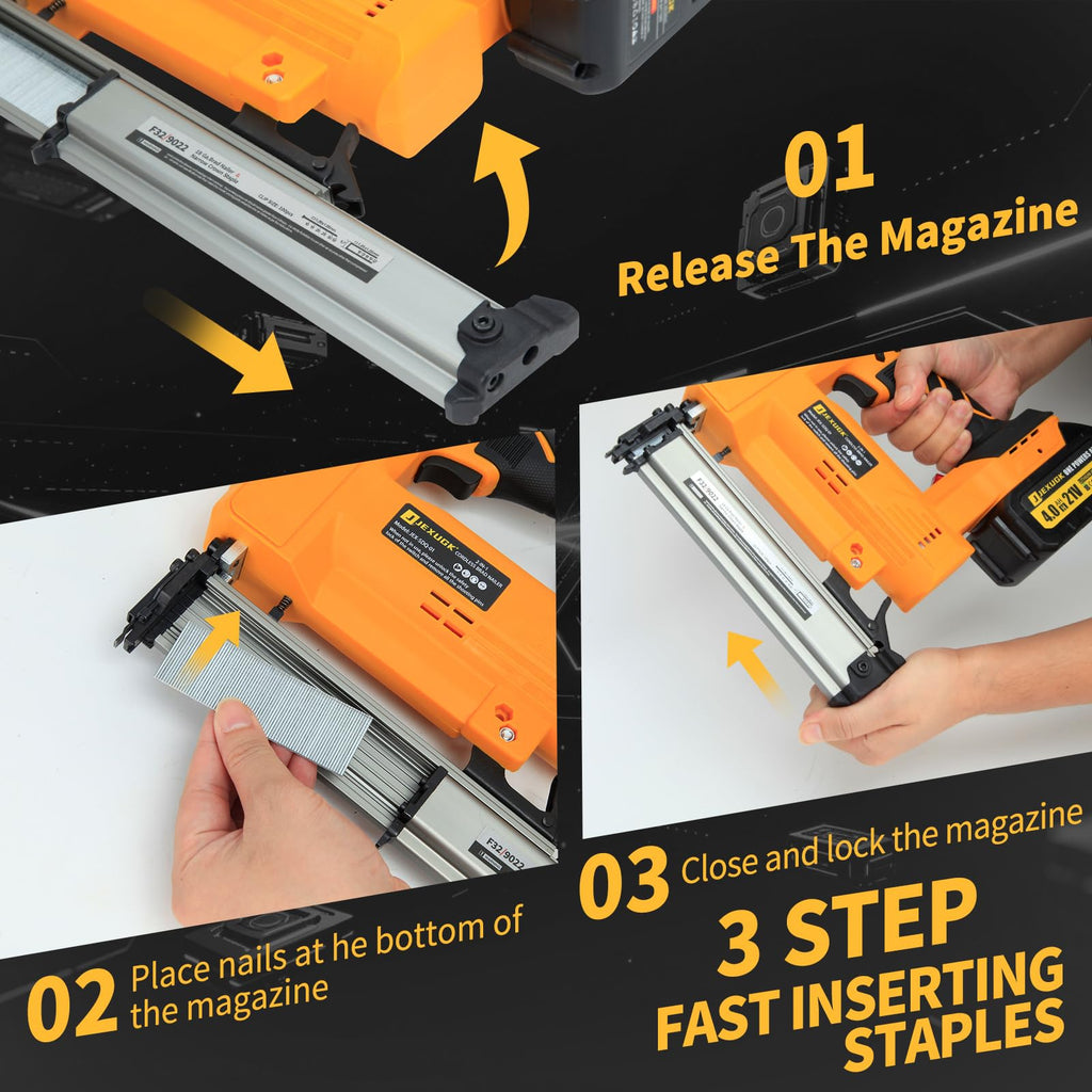 Cordless Nail Gun with Battery S8252