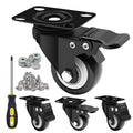 2 Inch Caster Wheel Set of 4 with Dual Brake C8842