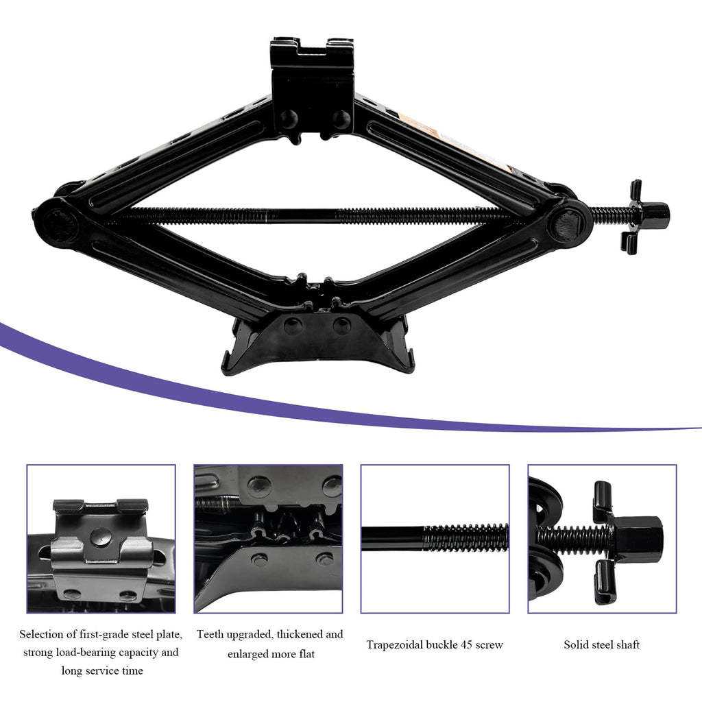 2 Ton Scissor Jack with Lug Wrench R800