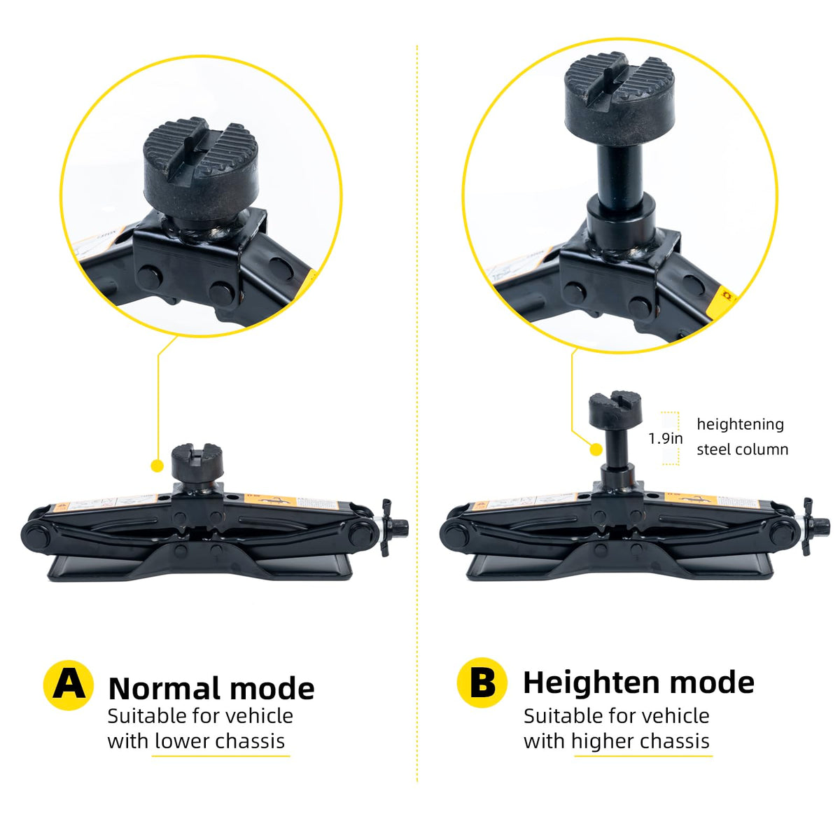 1.8 Ton Scissor Jack Kit A76068