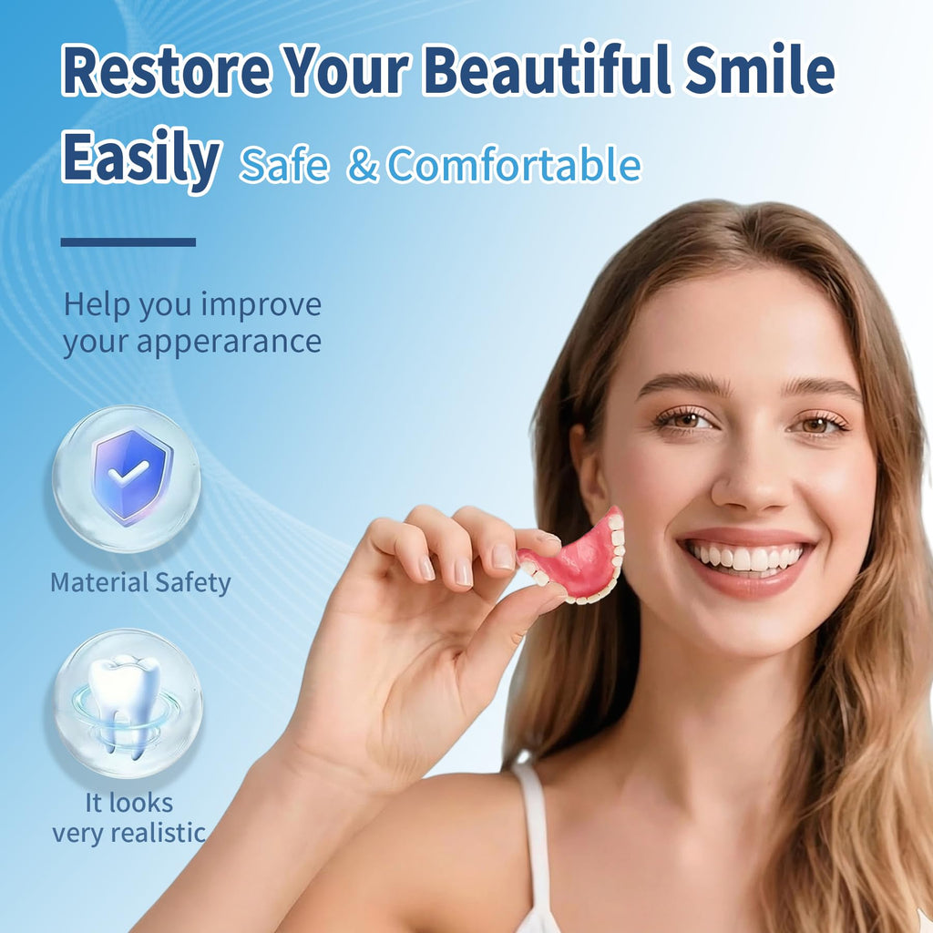 DIY Denture Full Set of Top and Bottom Fake Teeth W420500