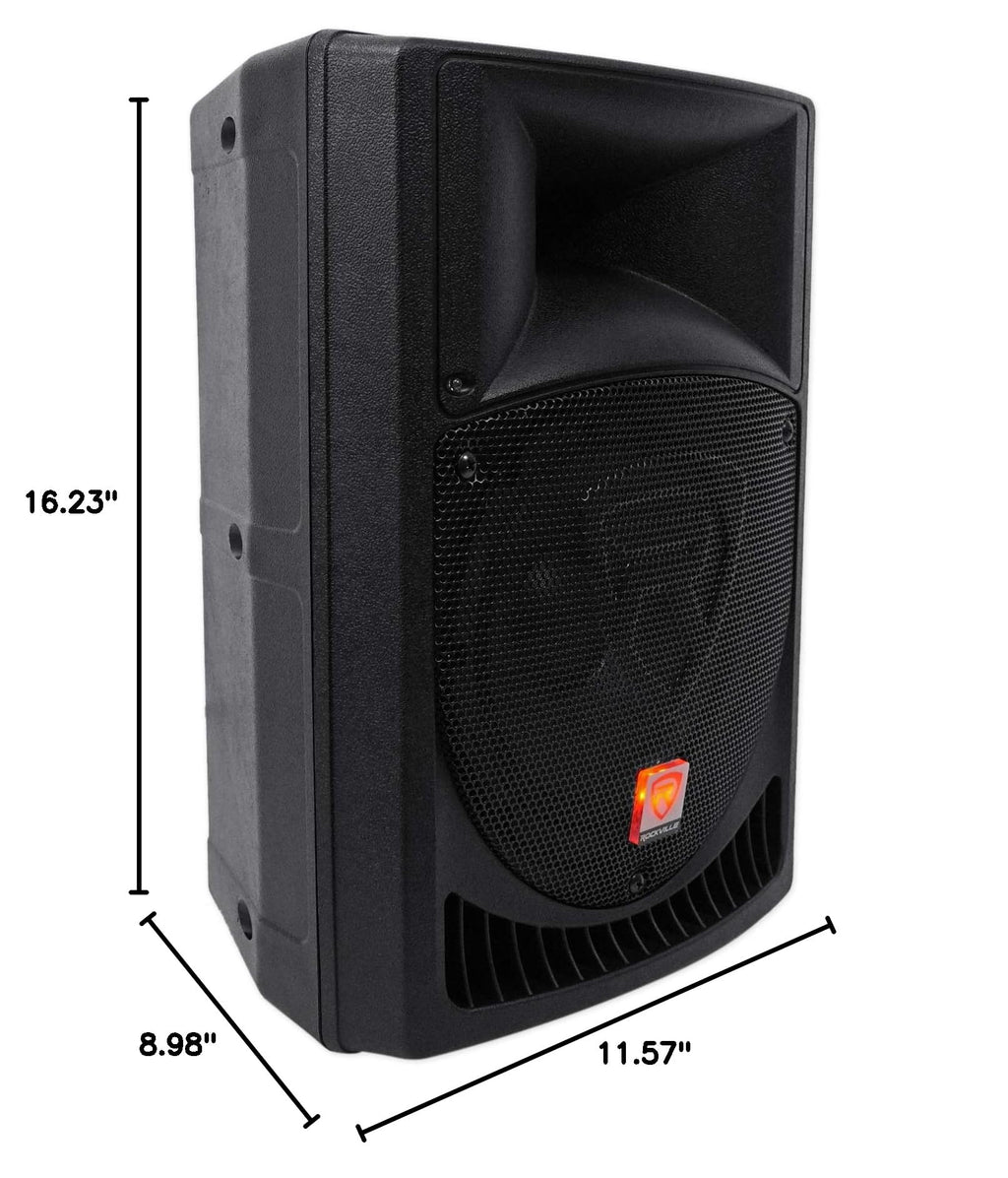 8" Powered Active DJ PA Speaker System K6682