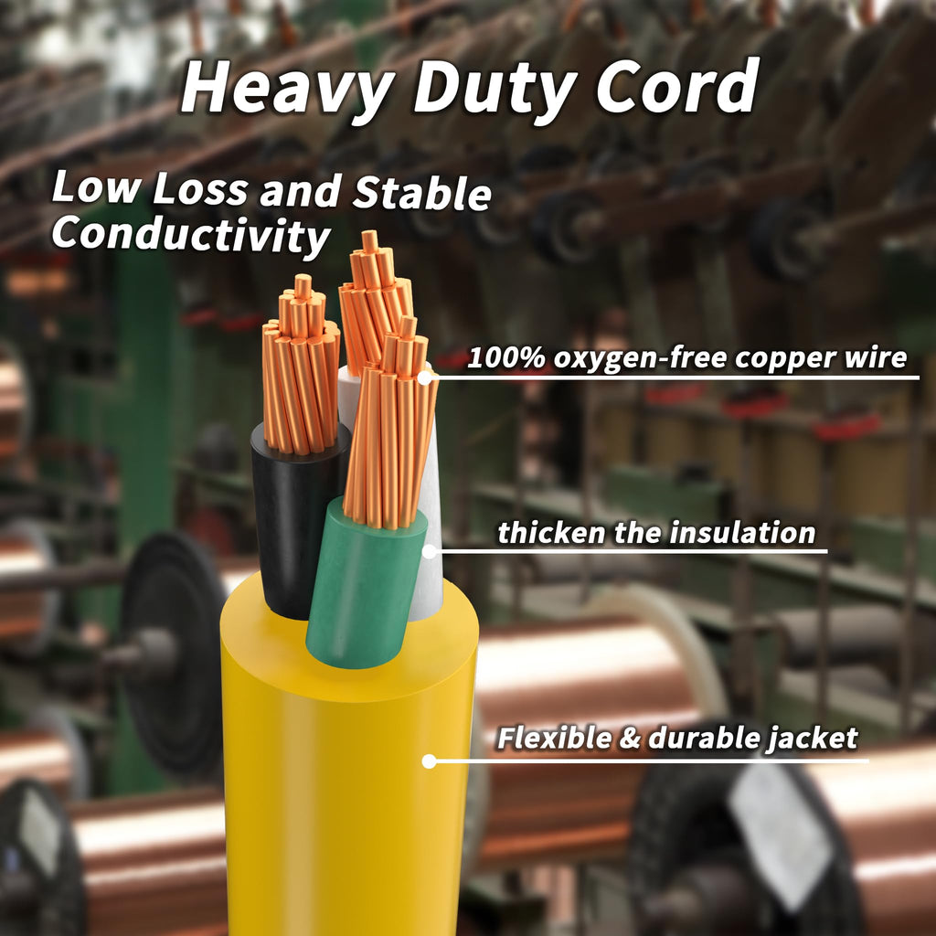 14/3 AWG 100 FT Heavy Duty Extension Cord F64251