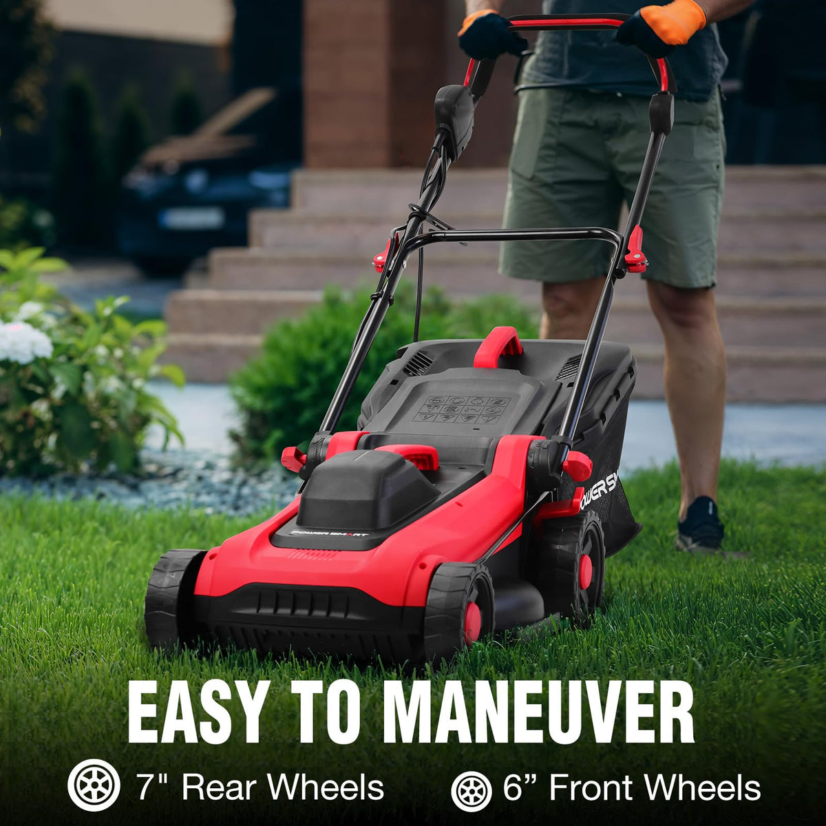 14 Inch 12.5 Amp Corded Electric Lawn Mower K3589