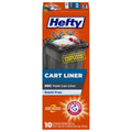 65 Gallon Black Unscented Trash Bags 10ct J4667