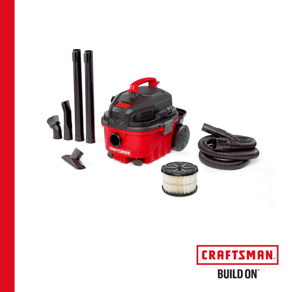 4 Gallon 5.0 Peak HP Wet Dry Shop Vacuum U138811