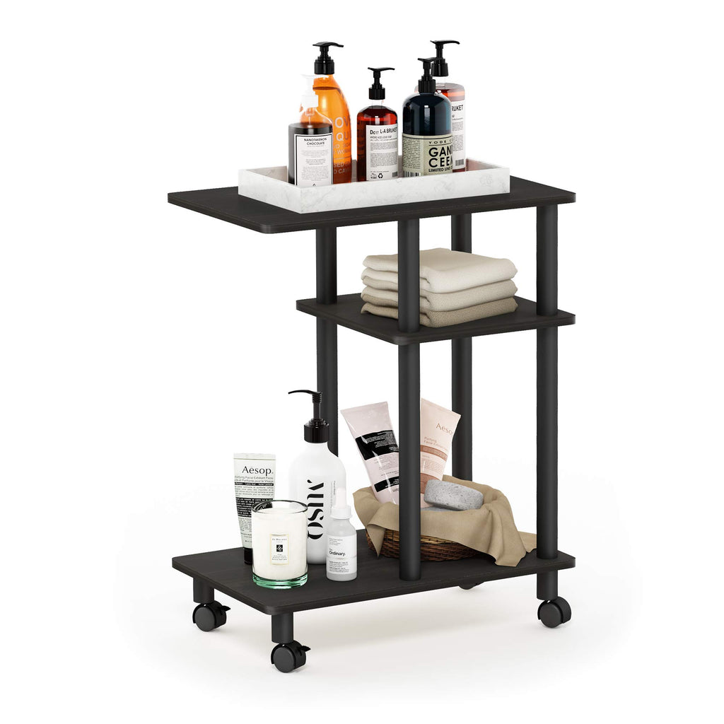 C Shaped Side Table with Casters E862