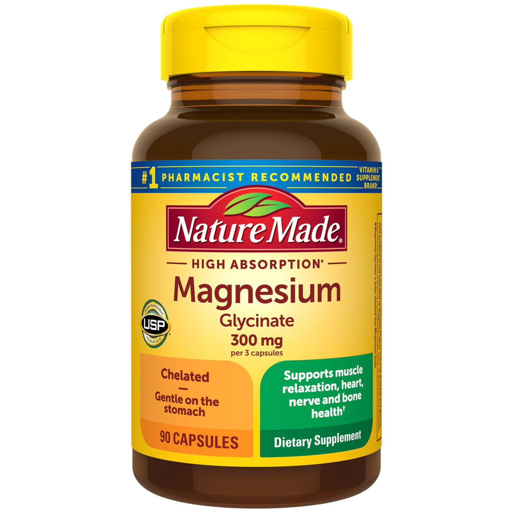 Magnesium Glycinate 300 mg 90 Capsules T31512