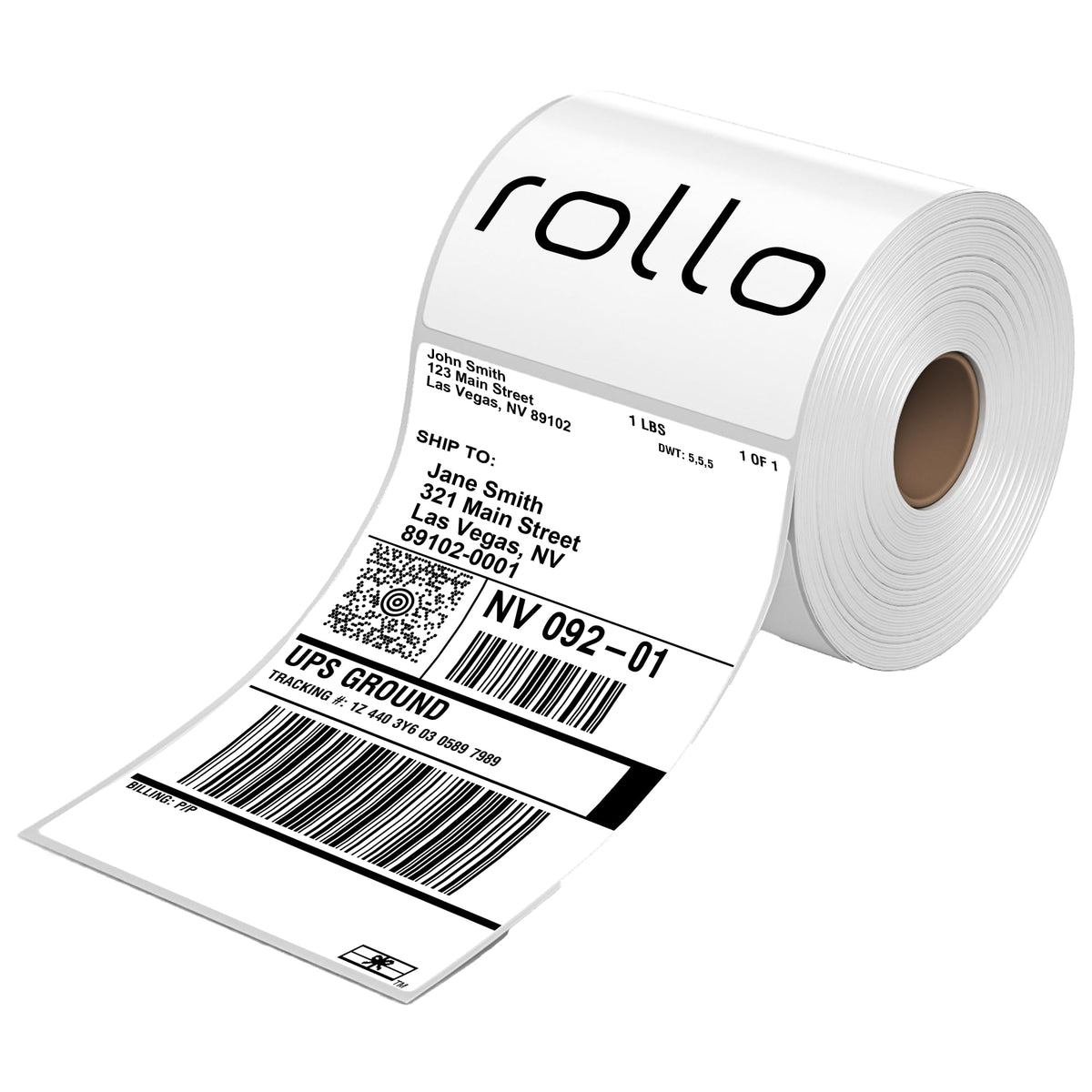 4x6 Direct Thermal Shipping Labels 500 Label Roll A5902