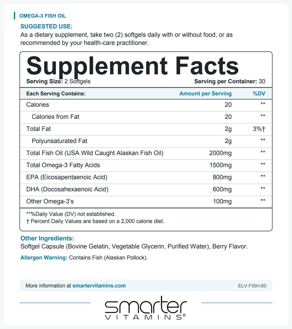 Omega-3 Fish Oil 300 Softgels E9503