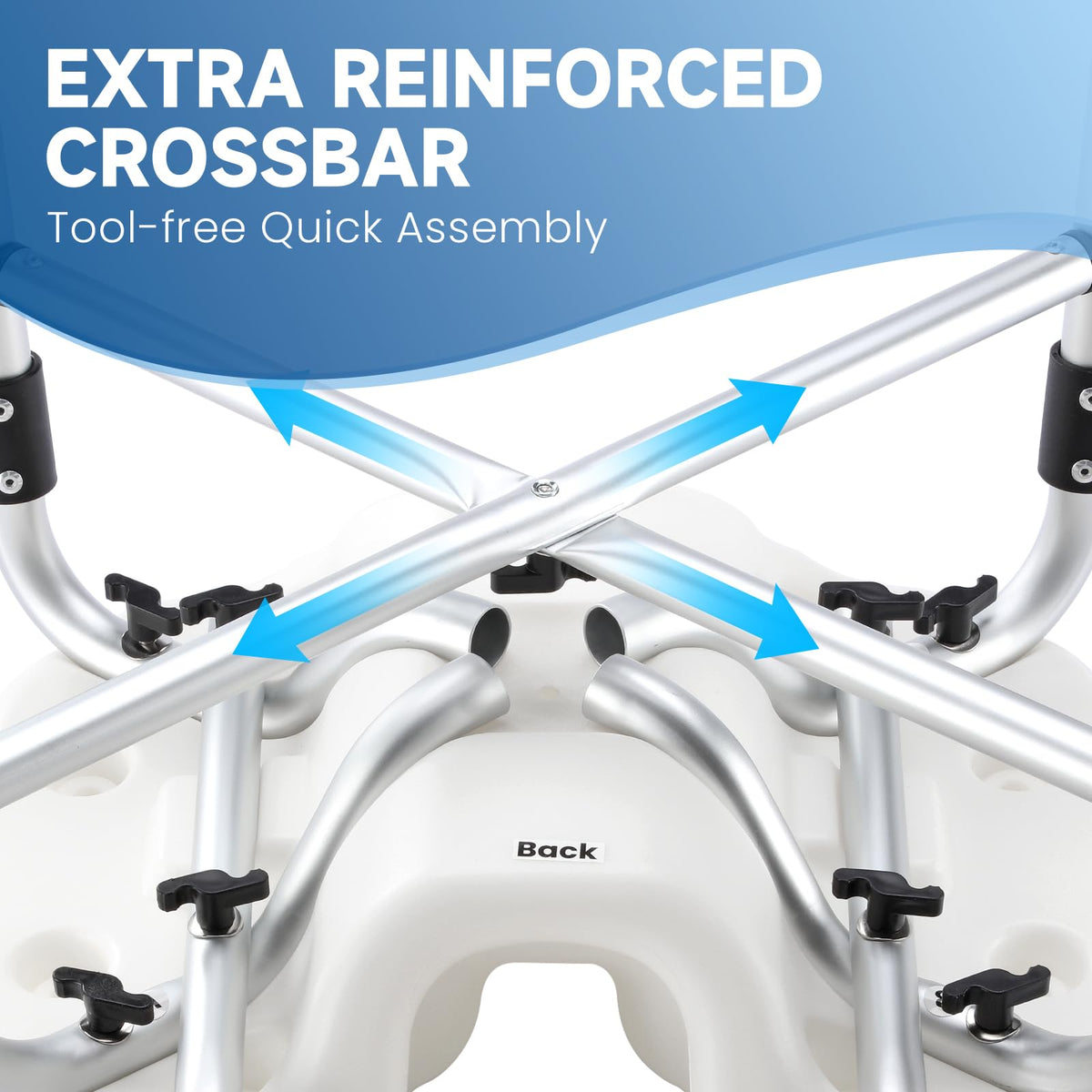 U-Shaped Shower Chair with Arms & Back E84400