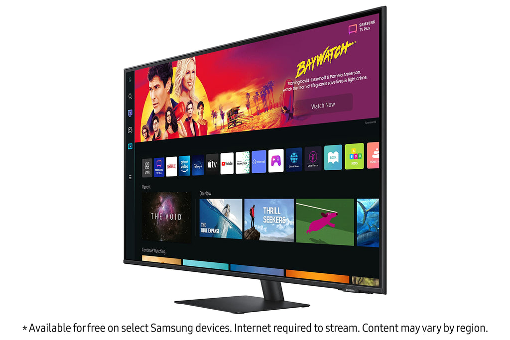 43" 4K UHD Smart Monitor & Streaming TV, Black R5657