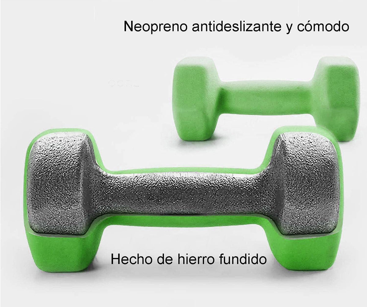 Set of 2 Neoprene Coated Dumbbells B726193