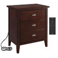 Chocolate Cherry Nightstand Side Table E178829