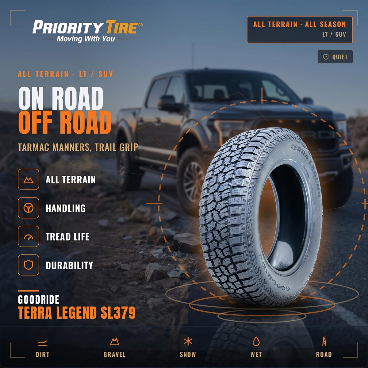 18 inch Tire E977