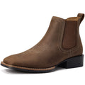 Western Cowboy Boots Square Toe Chelsea Ankle Boots J72486