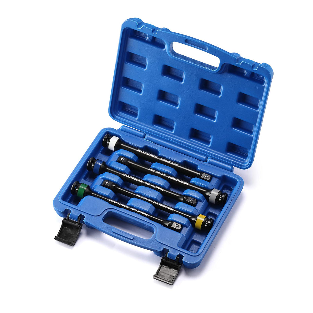 5 Piece 1/2" Drive Torque Limiting Socket Extension Bars Q43275