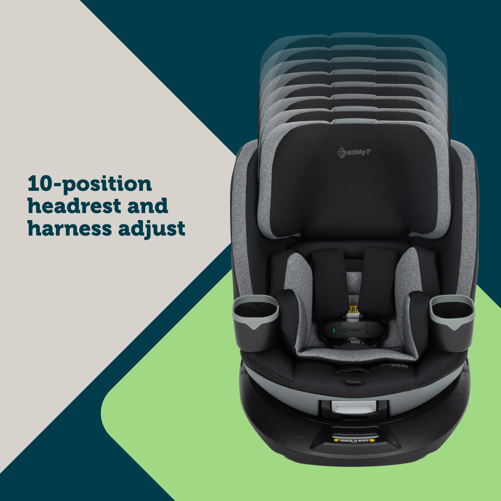 Rotating All-in-One Convertible Car Seat Q542804