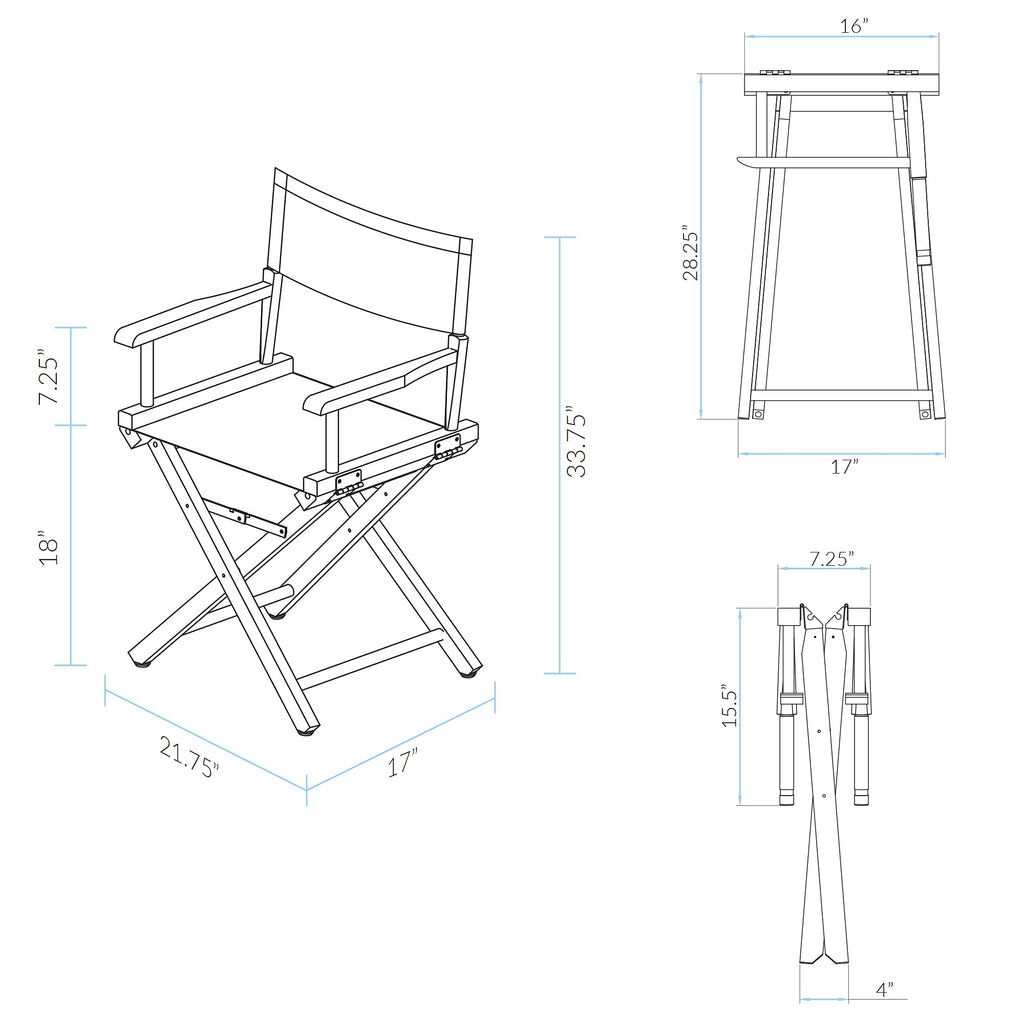Black Director's Chair S1591