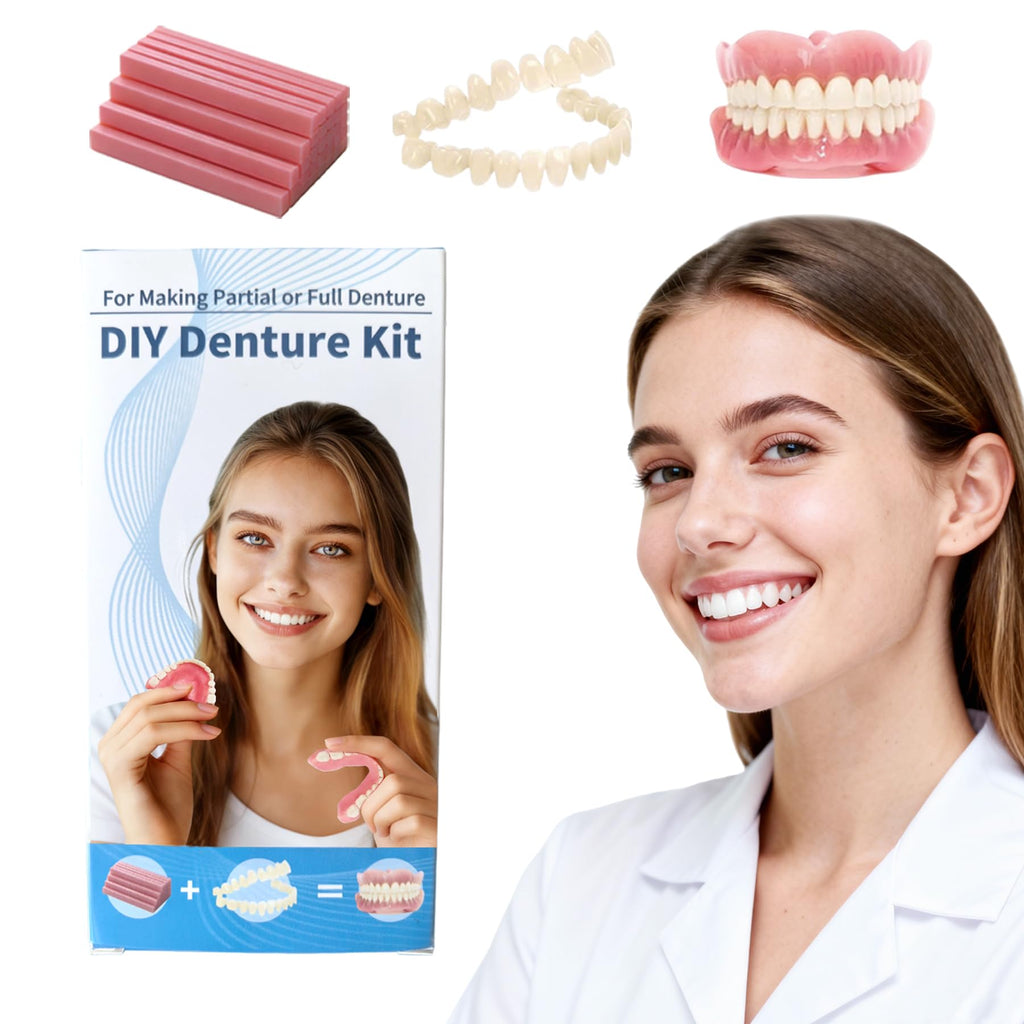 DIY Denture Full Set of Top and Bottom Fake Teeth W420500
