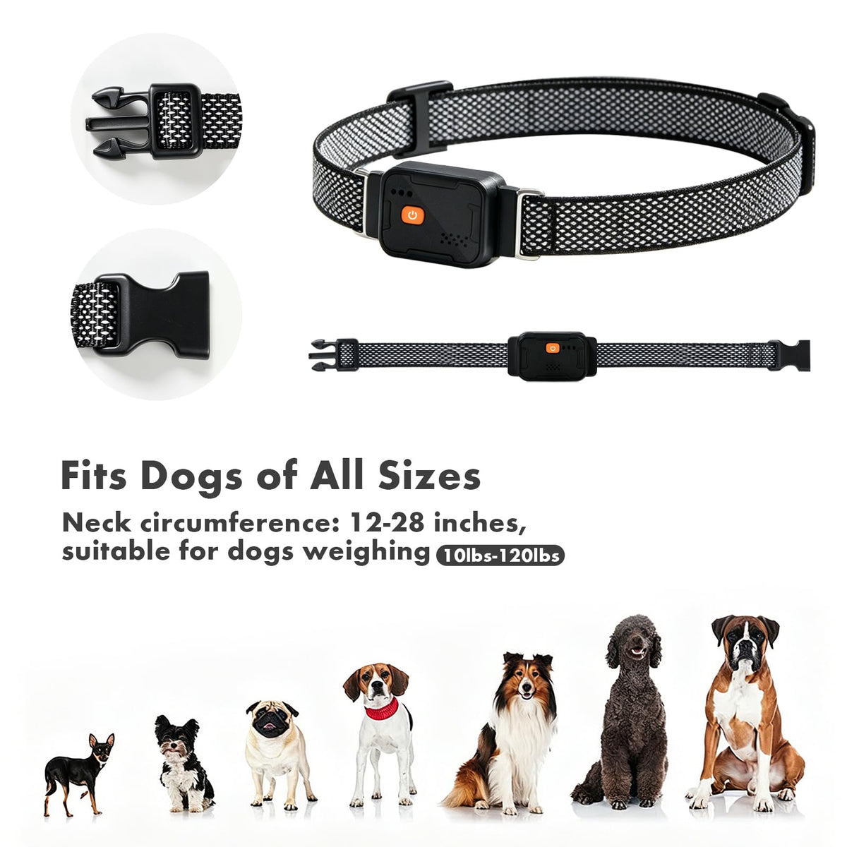 GPS Dog Collar & Pet Tracker Black A86729
