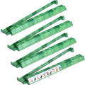 4 Pcs 18.7 Inch Acrylic Mahjong Tile Racks with Pushers E862072
