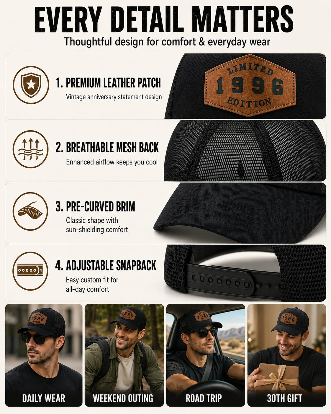 Vintage Mesh Trucker Hat A652