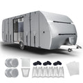 300D Oxford 27-30ft Camper Cover with Jack Cover, 4 Tire Covers and Gutter Cover Z6090