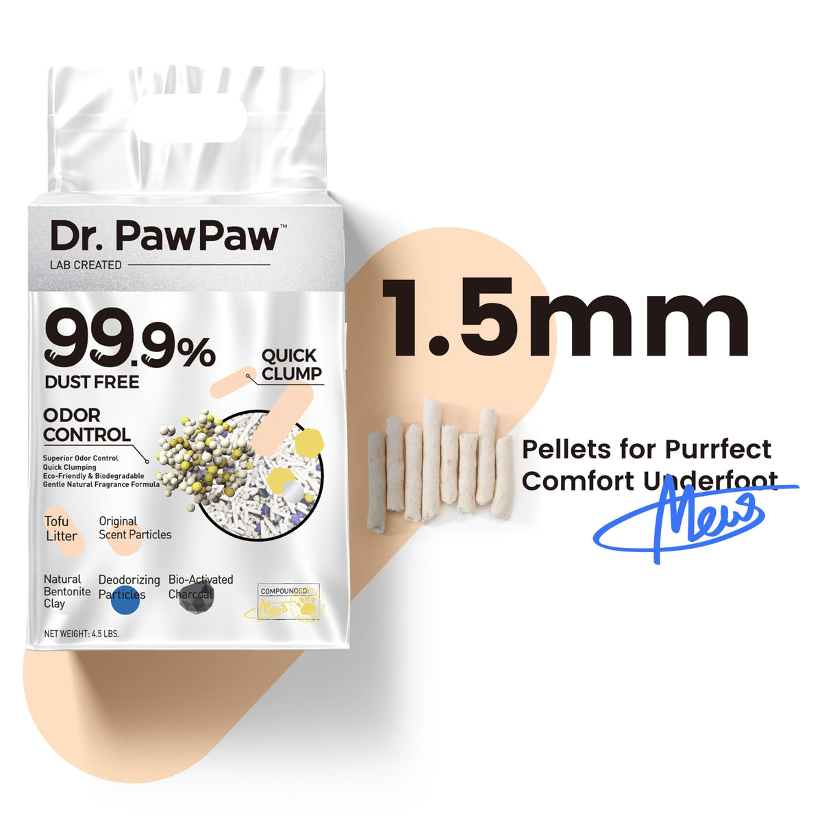 Tofu Cat Litter 4.5 lb J458