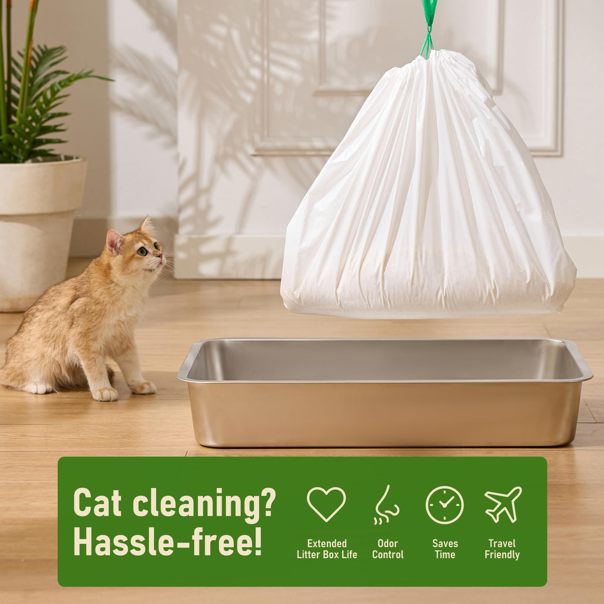 Cat Litter Box Liners Large 20 Count P8249