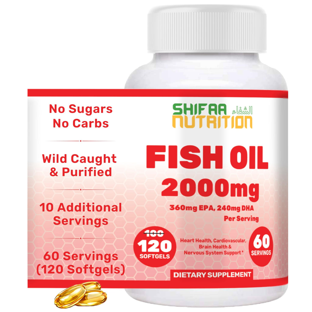 Omega 3 Fish Oil 2000mg 120 Softgels E1759