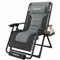 Oversized Padded Zero Gravity Reclining Patio Lounge Chair J760