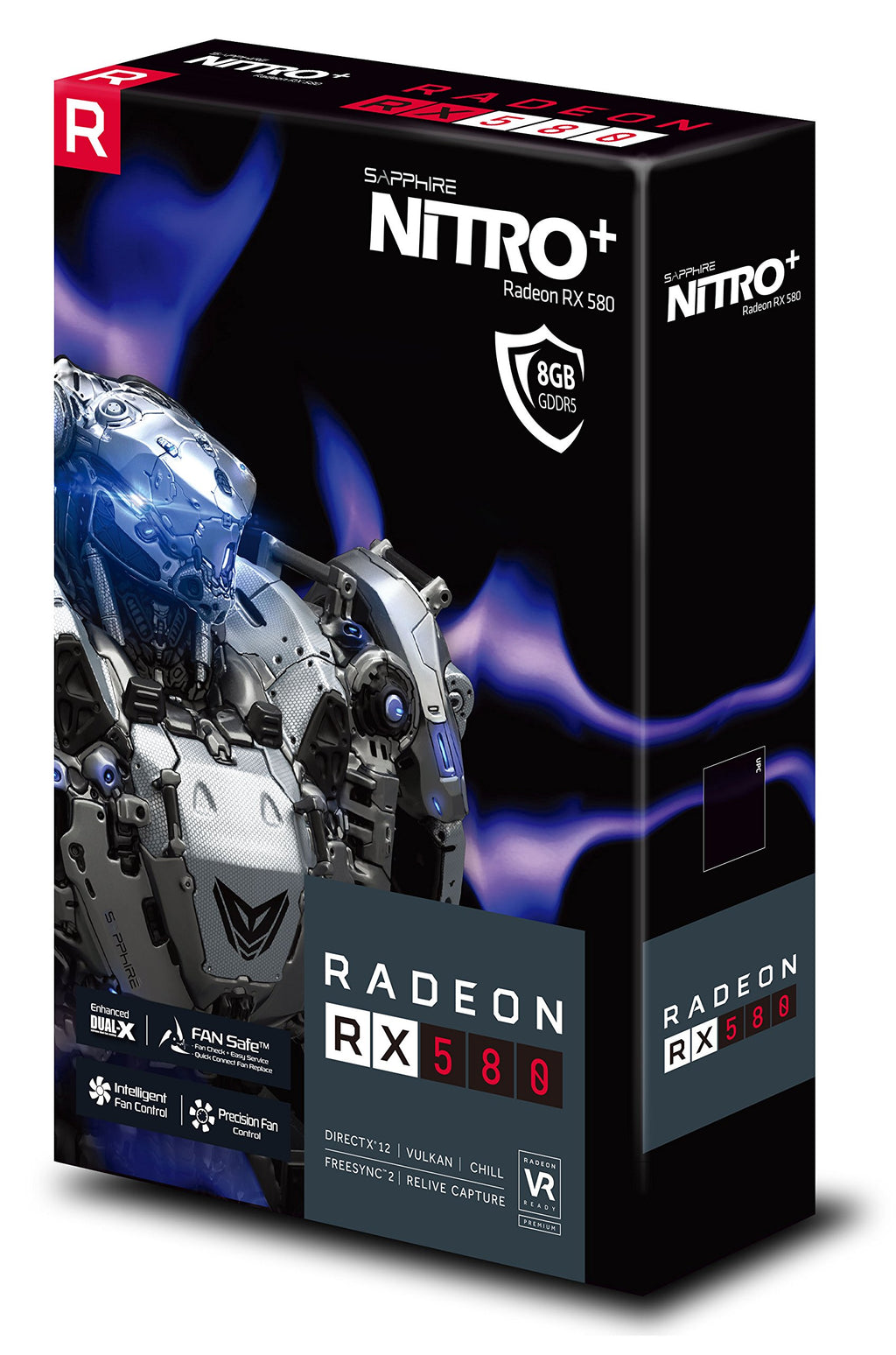 Radeon Rx 580 8GB GDDR5 PCI-E Graphics Card W638