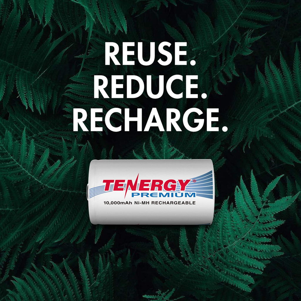 12 pcs D NiMH Rechargeable Batteries R2214