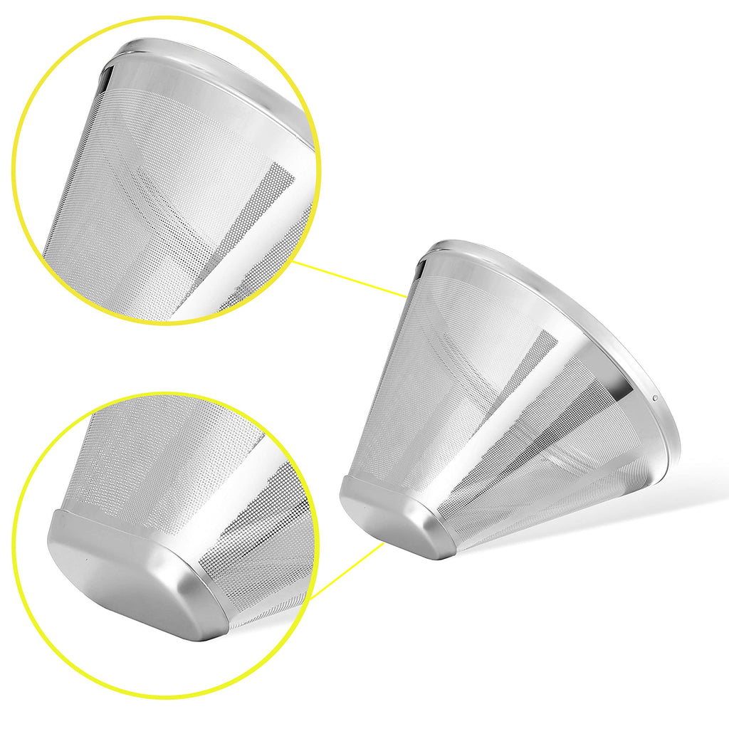 #4 Cone Reusable Stainless Steel Coffee Filters C873623
