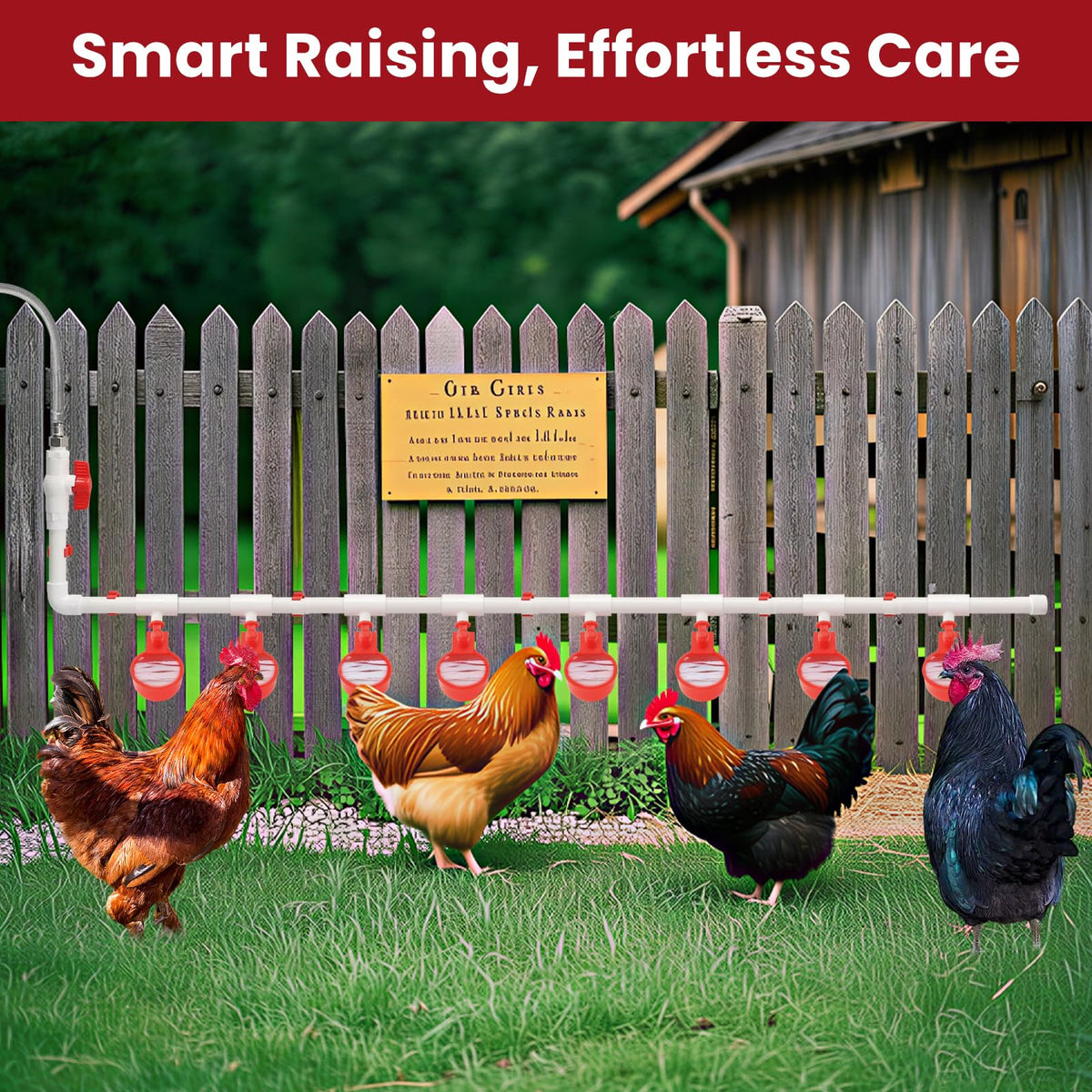 Automatic Chicken Waterer 8 Cups G294