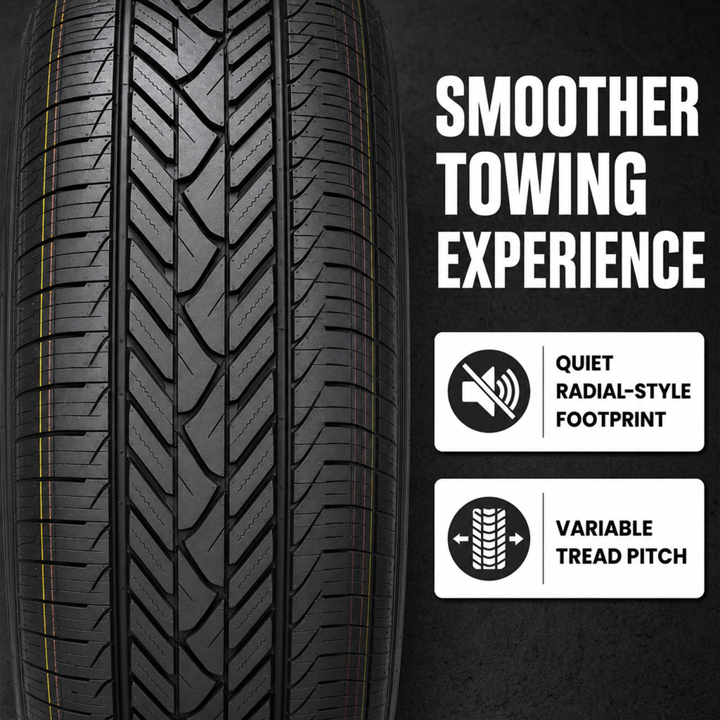 2 Pack Trailer Tire Rim Assembly Black H907064