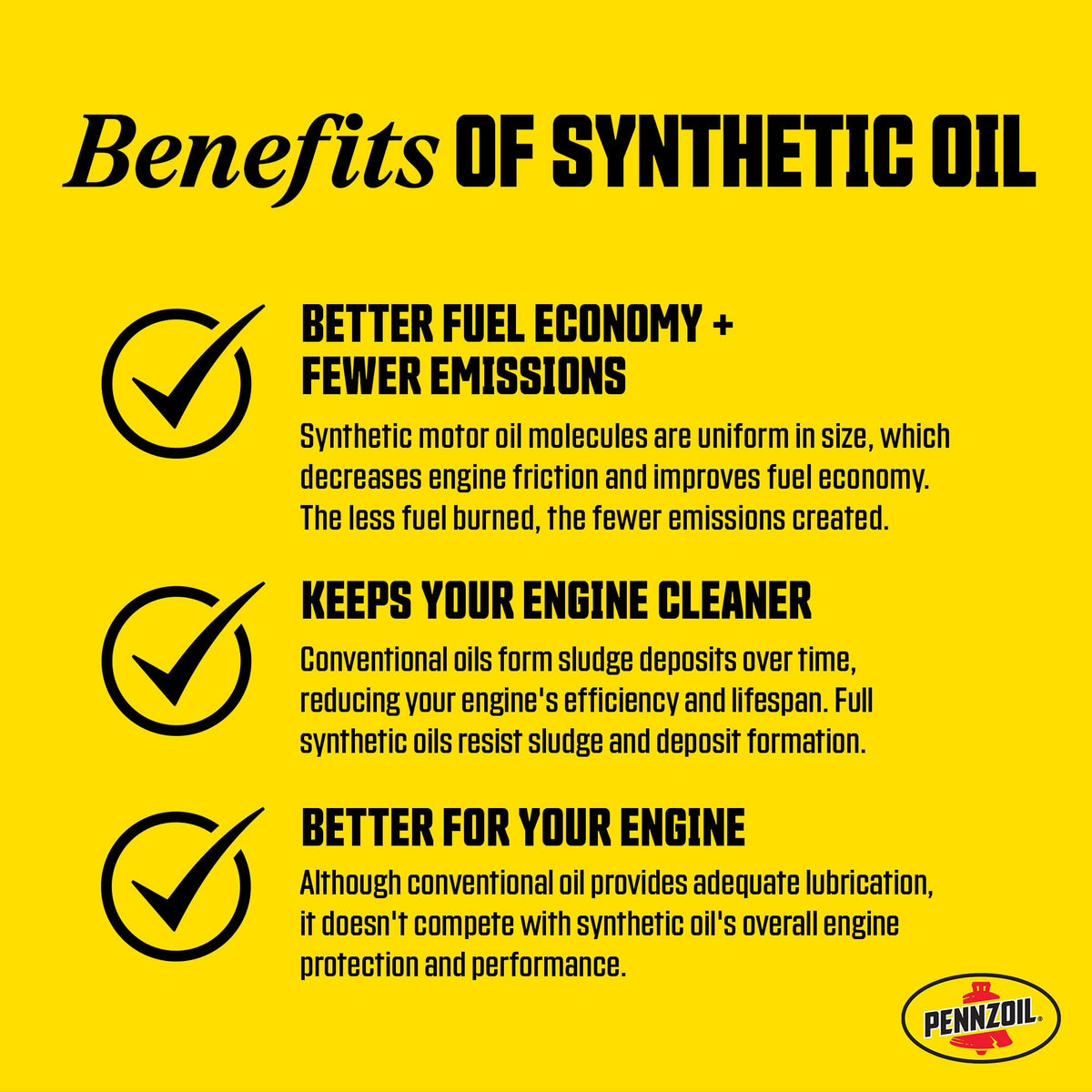 Full Synthetic 5W-30 High Mileage Motor Oil 1-Quart C1179