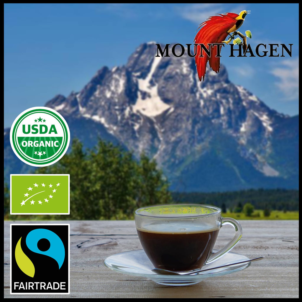 Instant Espresso Coffee, Organic Medium Roast Arabica, 1.76oz Jar U21774