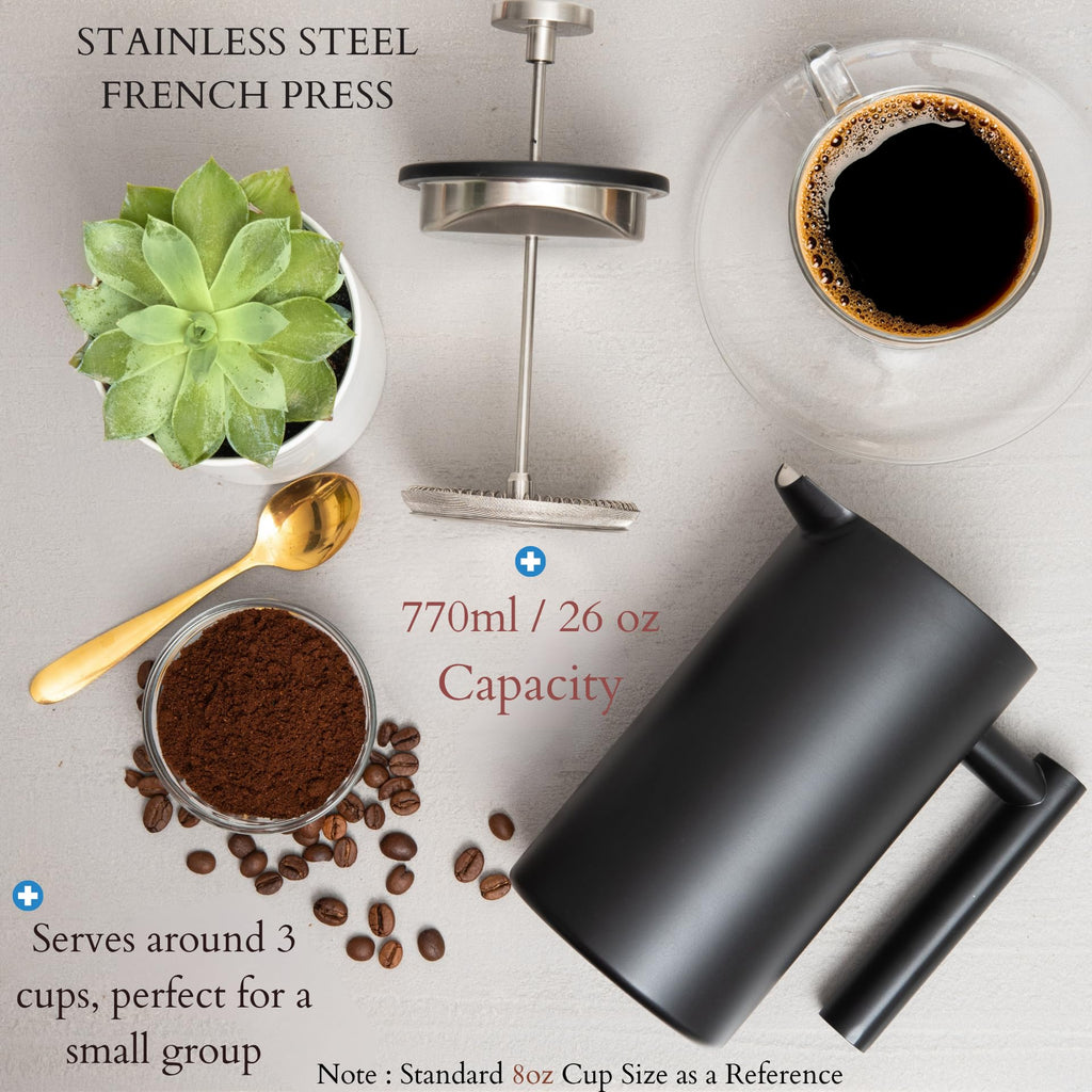 26 Oz Stainless Steel French Press H77331