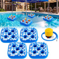 4 Inflatable Base Floats with Cup Holders N33471