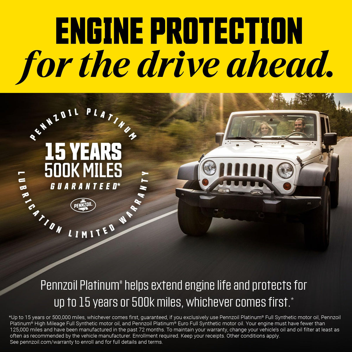 Full Synthetic 5W-30 High Mileage Motor Oil 1-Quart C1179