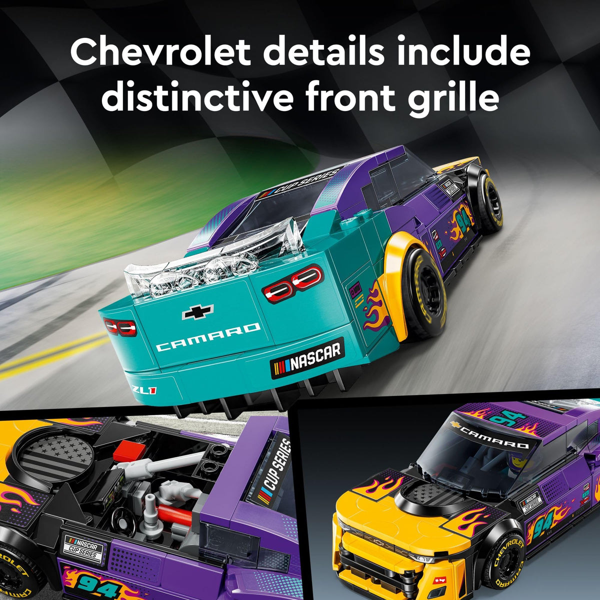 NASCAR Chevrolet Camaro ZL1 Racecar Building Set O4627